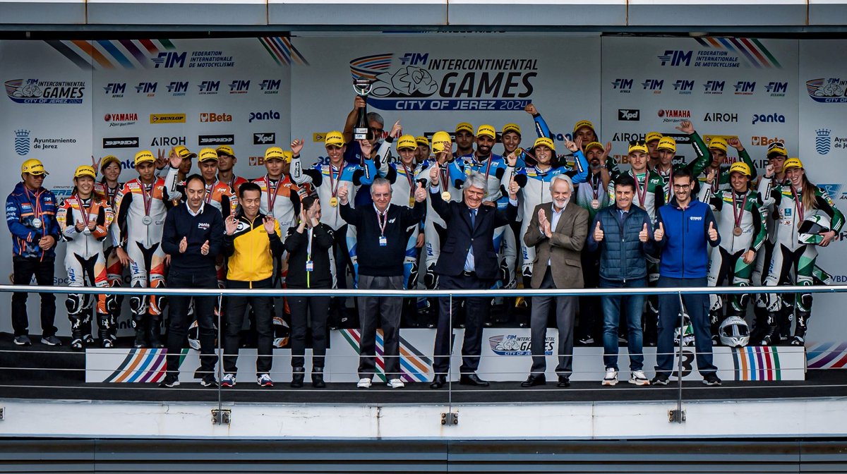 FIM_live's tweet image. 👏 @fimeurope  strikes gold at inaugural FIM Intercontinental Games!

 Read more 👉 fim-moto.com/en/news/news-d…

@ciudadjerez @circuitodejerez @yamaharacingcom 
@DunlopMoto #BetaTools #PantaRacingFuel
@AirohHelmet @SPIDI_on_track #XPDBoots #IGC #FIMICG #FIM