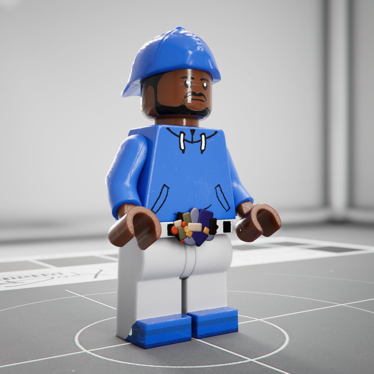 Kendrick Fig for squabble up video (placeholder belt) #Kendrick #kendricklamar #GNX #squabbleup