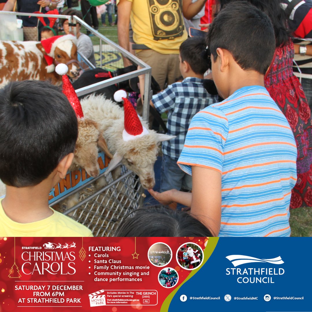 StrathfieldMC's tweet photo. Join us for a festive night of fun at Strathfield Christmas Carols 2024! 🌟

https://t.co/UWb2yioFpe

📆 When: Saturday, 07 December 2024 | 06:00 PM to 10:00 PM
📍 Where: Strathfield Park https://t.co/A7ZpRKZTY2