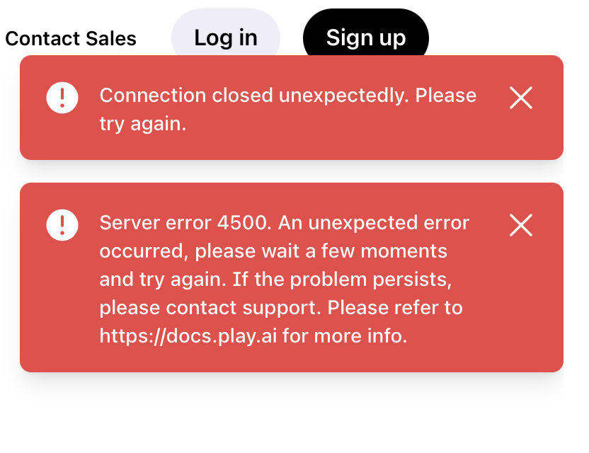 skyvood's tweet photo. @play_ht @KindredVentures @RaceCapital @500GlobalVC @ycombinator @Soma_Capital @pioneer_fund Hey I'm getting an error all the time. Is it going to be fixed? https://t.co/LN4DCsZ1fN
