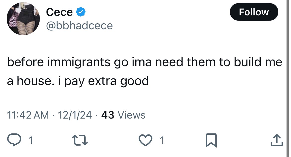AnthonyMAdrums's tweet photo. @bbhadcece @milkandglitter @popgoesthenella Ok racist 😂😂 https://t.co/duj5QdXTtK