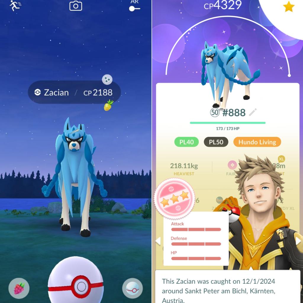 💯✨Shundo Zacian 🥰🥰🥰

1st raid shundo since July 2022 🥲