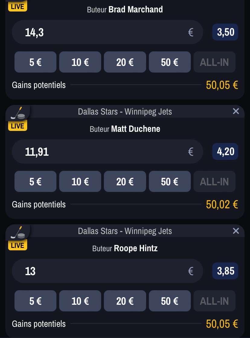 1minute2prono's tweet photo. Live 
#teamparieurs https://t.co/2UItcEPDXF