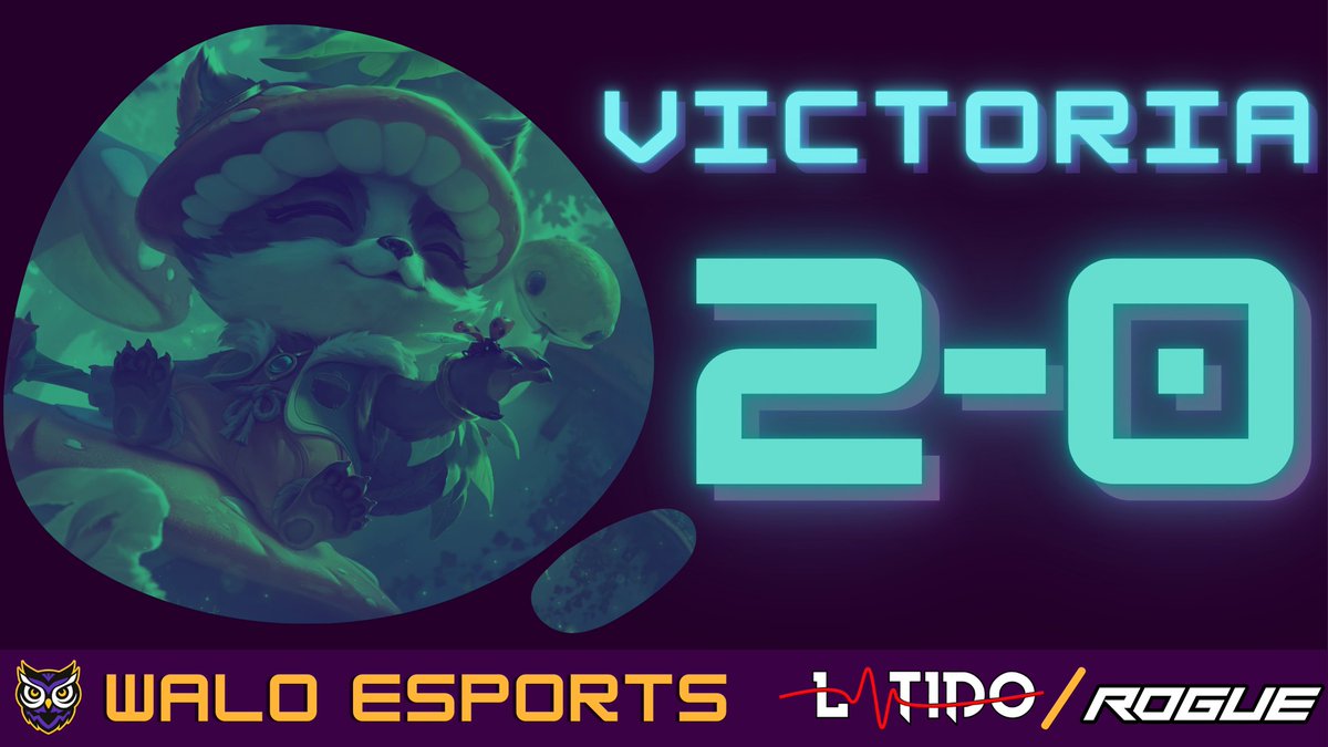 Conseguimos la #Victoria en la primera jornada de la <a href="/ALL_lolleague/">ALL - Amateur Lol League</a> 🥳

GG a los chicos de <a href="/budo_koryu/">Koryū Budō</a> #Toroi y esperamos que tengan mucha suerte a lo largo de la competición.
#WALOWIN