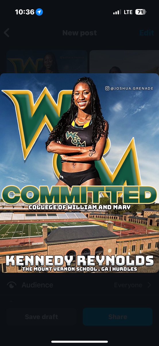 K_reynold_s's tweet photo. 100% COMMITTED🙏🏾🙏🏾🙏🏾 @WMTribeXCTF 
@MV_Athletics https://t.co/UncB5wVQr7