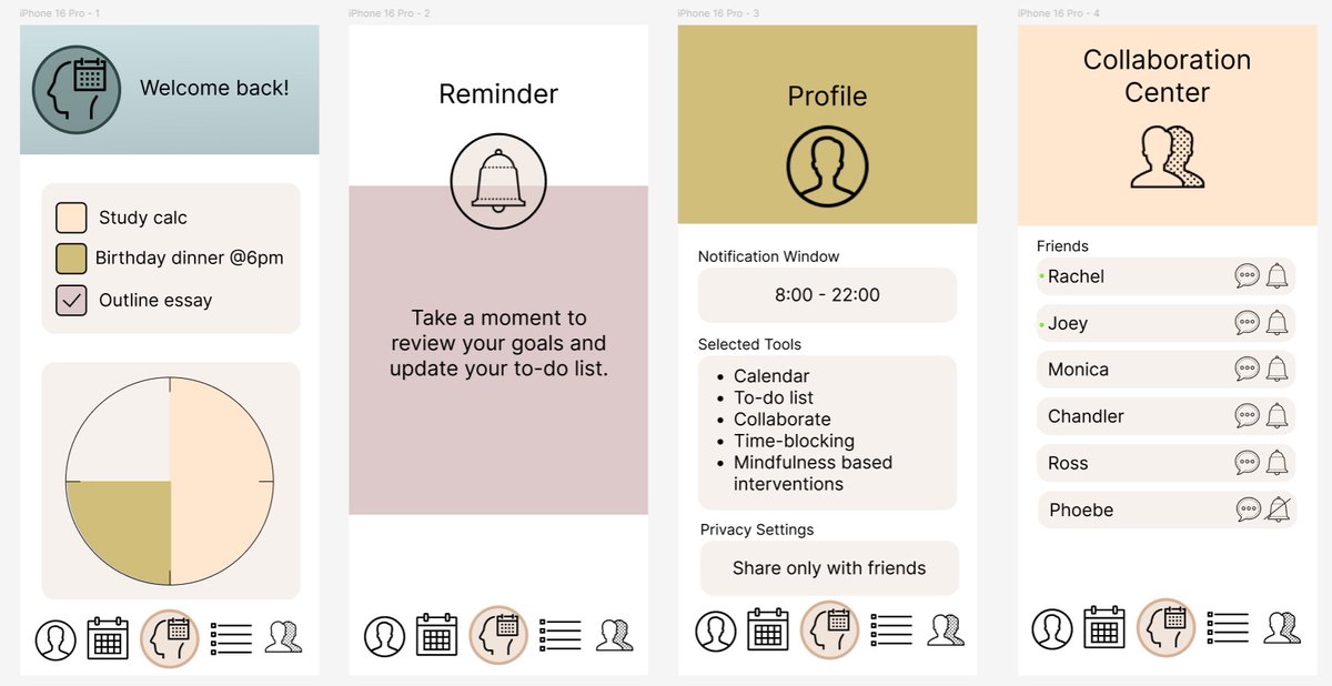 kkeurstyn's tweet photo. My idea for an app to fight procrastination in students! It incorporates mindfulness-based interventions to help with self-regulation. 

 #procrastination #productivity #mindfulness #student #productivityapp #EM203Robin https://t.co/UkAbscx2jE