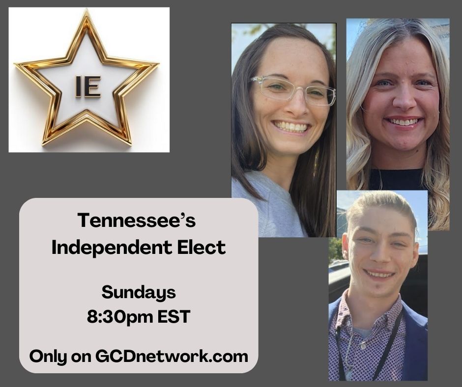 indyelectTN's tweet photo. See you all tonight @ 8:30pm EST!
We've got a very special guest, @BoldlyGo__ joining us! 

MAHA?! Independents?! Really?!
Indy Elect TN infrastructure support for Independent candidates in TN!? https://t.co/prkLEN6pJH