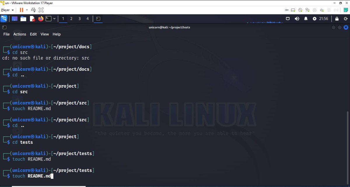 cyber_with_tega's tweet image. Day 2
#30daysofbashscripting
@akintunero 

Understood file structure navigation

Learnt how to use echo command to output redirection to another txt file

Used the cp command to copy a txt file to a directory

Learnt how to use grep/find