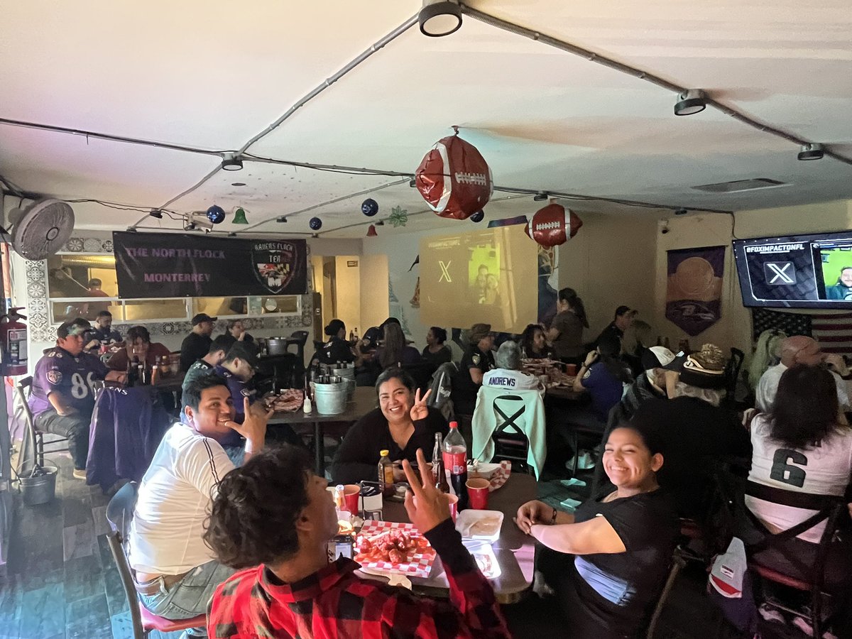Desde el nido en Monterey apoyando con todo a los <a href="/Ravens/">Baltimore Ravens</a>  🐦‍⬛💜 
<a href="/FOXImpactoNFL/">FOX Impacto NFL</a> #FOXImpactoNFL saludos <a href="/pepesegarra/">Pepe Segarra</a> <a href="/JosePabloCoello/">José Pablo Coello</a> <a href="/rgarciaochoa/">Ricardo García O. 🏅</a>