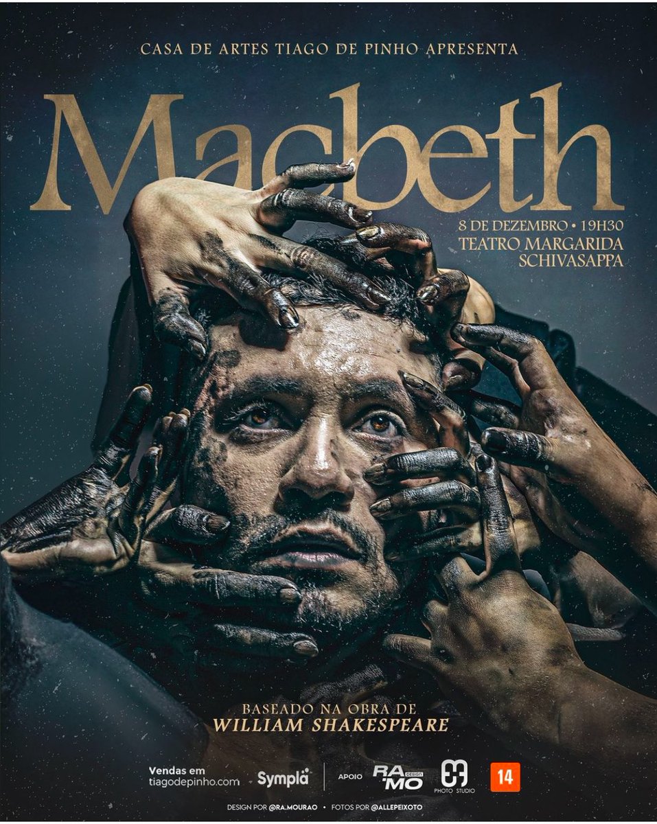 “Banquo não Será Rei”. Vem ver a nossa montagem de Macbeth! Ingressos em tiagodepinho.com