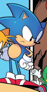 SmolBlueSavior's tweet photo. The blue blur gets ready to jump into action as soon as the jackal's jacket is stained, but something unusual happens. Sonic waits, he watches the entire situation go down.

As the kid runs off, Sonic can only think to himself about what he just saw.- https://t.co/w0scJxIZ58