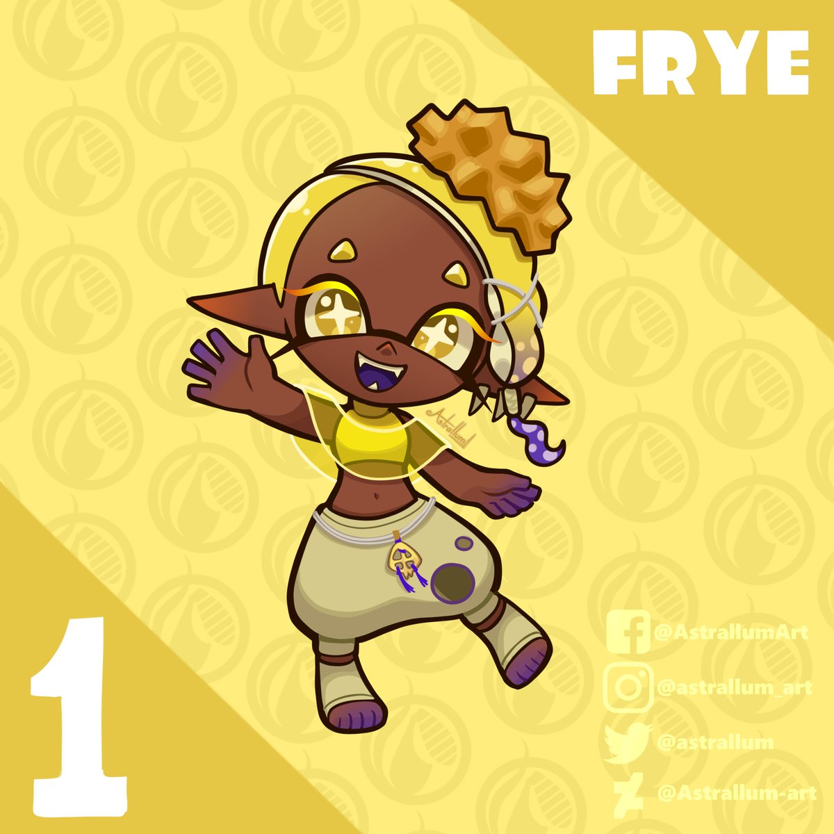 #Huevember day 1/10

The eel deal, Frye Onaga💛

#splatoon