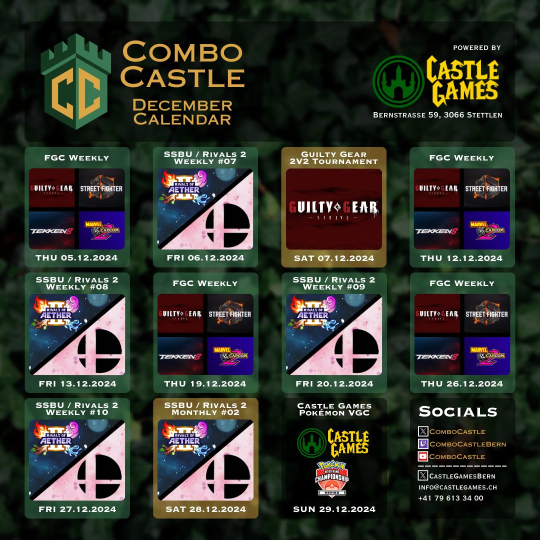 📅ComboCastle December Calendar is here!📅
❄️Register for this month's events🎄

Links below:
⬇️⬇️⬇️