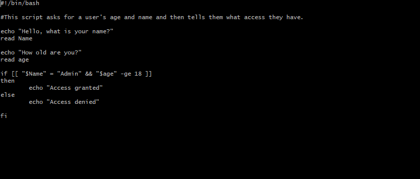 Ade_leyee's tweet image. @jay_hunts @segoslavia @akintunero @OnijeC 
Day 62
#100DaysOfCyberSecurity 
Day 4
#30DaysOfBashScripting
Below are the images of some of my scripts from today, where I learned how to use if statements. 

The thing showed me shege small Sha😂. I&apos;ll go over it again tomorrow.