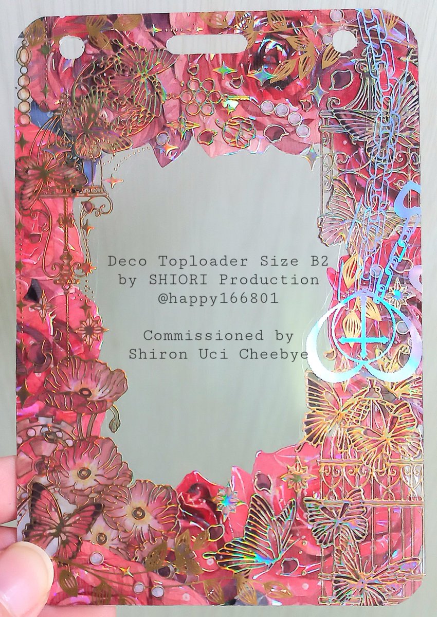 happy166801's tweet photo. ❤️ &amp; 🔄 are very appreciated!

Custom Deco Toploader Size A6
by SHIORI Production

Commissioned by Shiron Uci Cheebye

Always open! ✅️✅️✅️

#deco #toploader #decotoploader #zonauang #custom https://t.co/8g4qKXIgot