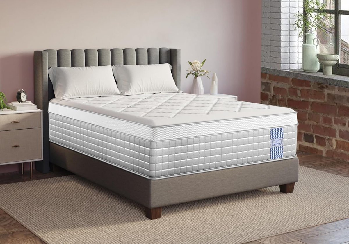 biggest_loot's tweet image. 🌟 LOOM &amp;amp; NEEDLES 75x72x6 Inches King Size Mattress | Hybrid Latex Pocket Spring Mattress  

M.R.P.: ₹42,825.00  📷 
Offer Price: ₹17,119.00 (60% OFF)   📷

amzn.to/4gfYMLM

#loom #mattress #springmattress #hybrid