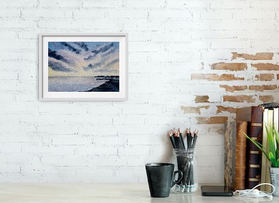 jacintaroseart's tweet photo. In Turbulent Sky the serene beauty of a golden sunrise is captured in a contemporary landscape painting. Artist quality watercolours on Leyton's CP 300gsm 100% cotton paper. Size is 19.5 x 27cm. Reference used for inspiration by Quino

#watercolours #landscapepainting #natureart https://t.co/2lQgpFWqdk
