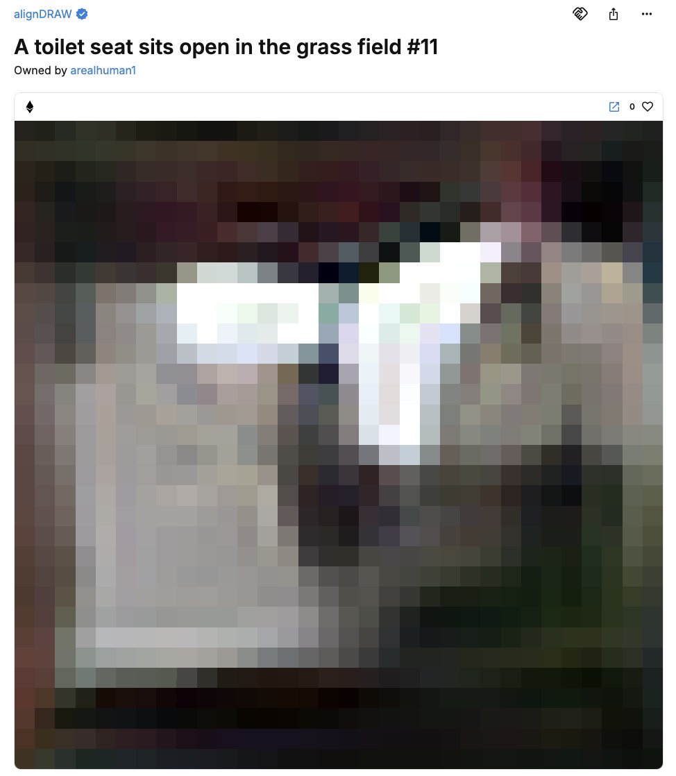 martinreddot's tweet photo. Sold:
- 1x pixelated toilet bowl dumped into a grass field 

To acquire: 
- 10x right-click-save copper coins

#alignDraw #Cents #MakeCents #Feelsgoodman https://t.co/CLJHkmA704