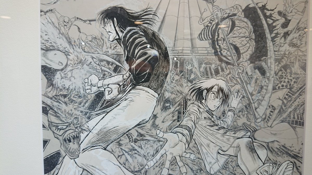 @TAK_MORITA 原画展って、行けるものなら行って、絶対後悔ないですね。特に昨今は、「生原稿」に接する機会が限られるだけに・・・ 
