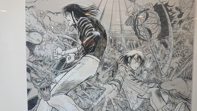 @TAK_MORITA 原画展って、行けるものなら行って、絶対後悔ないですね。特に昨今は、「生原稿」に接する機会が限られるだけに・・・ 
