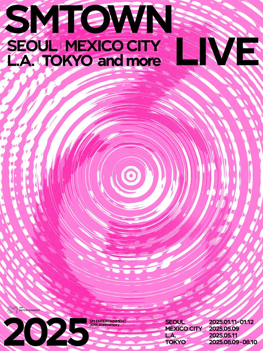 ticketelhamster's tweet photo. 🚨SM TOWN LIVE MEXICO CITY🇲🇽

El anuncio llega directo de SM, SM TOWN llega a Ciudad de México el 9 de mayo de 2025 y pronto tendremos toooodos los detalles! 👀

¡Comenten a quien les gustaría ver ahí!

#SMTOWN #SM_30thAnniversary
#SMTOWN2025 #SMTOWN_LIVE #SMCU
#SMTOWN_LIVE_TOUR
#SMTOWN_LIVE_MEXICO_CITY