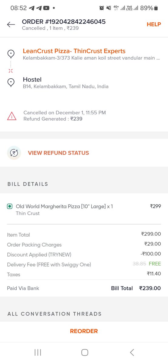 chandan62336153's tweet photo. @SwiggyCares @Swiggy https://t.co/Hl7FhMP1jM