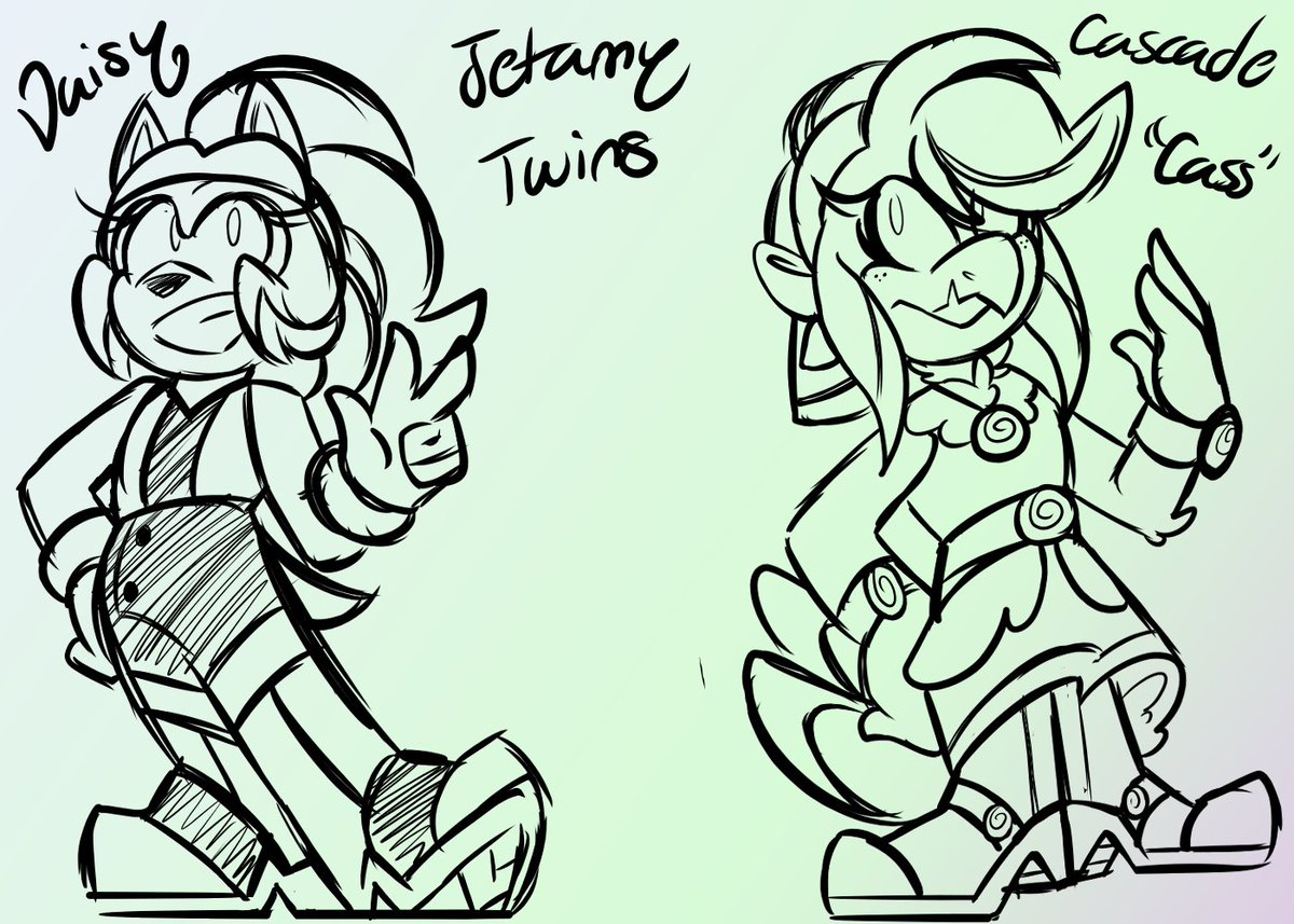 SunBearSophia's tweet photo. gonna try posting some sort of sonic related art content for each day up until the Sonic 3 premiere, so since y'all seem to like my #shadolin content, and I am always down to spread my #jetamy brainrot, have some nextgen doodles!
#sonicnextgen #SonicTheHedgehog #sonicoc https://t.co/HBsiuNFgpB