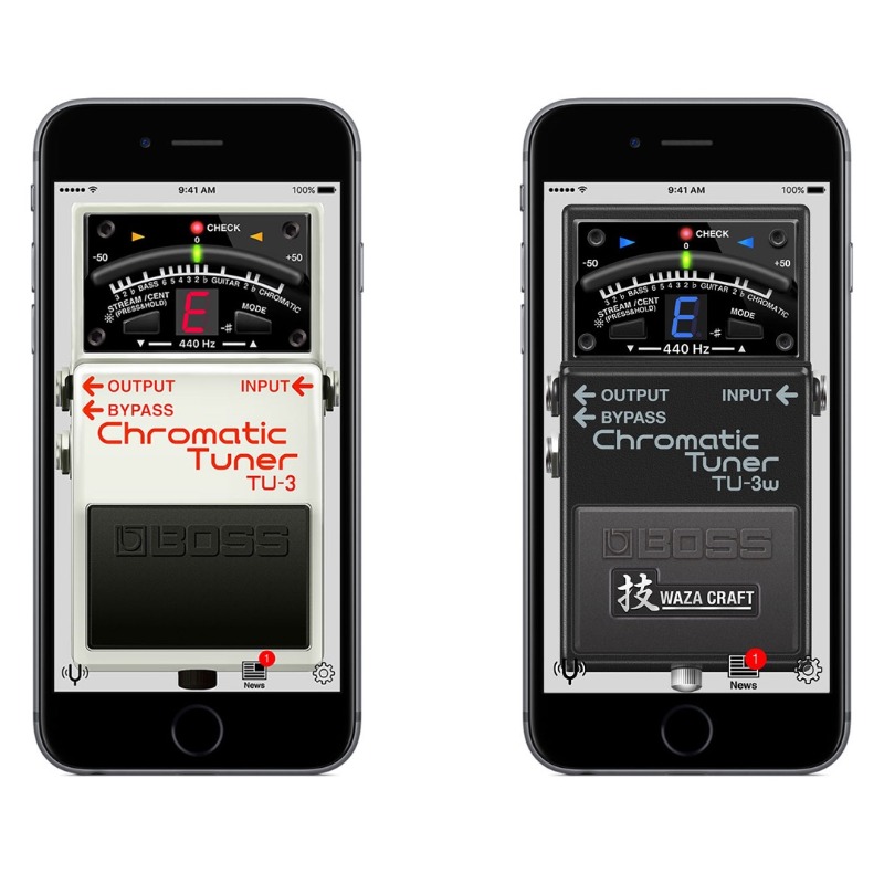 BOSS_jpn's tweet photo. 【スマートフォンで BOSSクオリティのチューニングを】
「BOSS TUNER」アプリはBOSSの定番ペダル・チューナーTU-3/TU-3Wをモチーフにしたスマートフォン/タブレット用の無料チューナー・アプリです。また、アプリ内のニュース配信により、BOSSの最新情報が入手可能です。
#BOSS_jpn #TUNERAPP