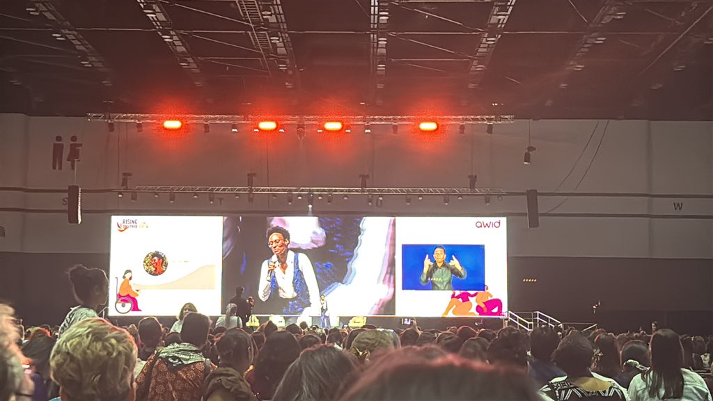 At the opening plenary, we were challenged to think about: ‘How courageous are we really?’ ‘ How deep is our love for what’s possible? 

And with that, the forum is officially ONNNN