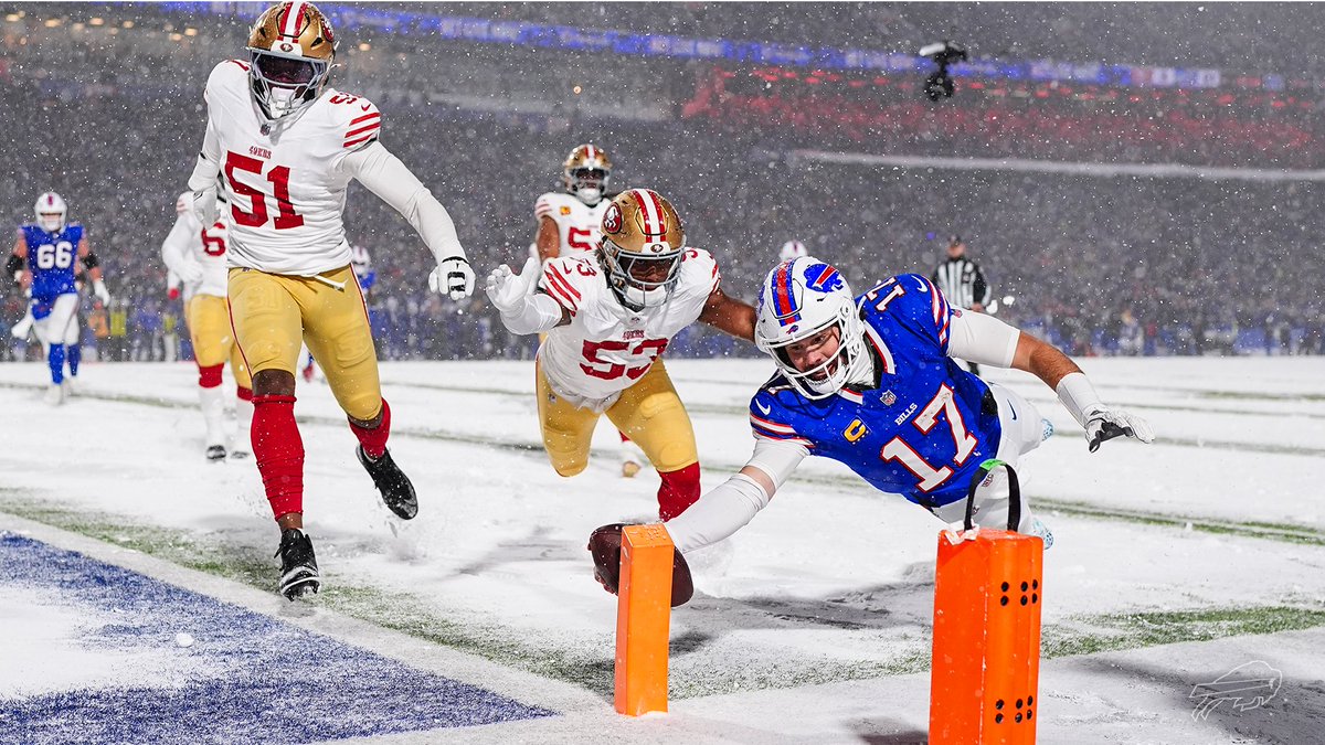 BuffaloBills's tweet photo. Art in motion. 🤌

#SFvsBUF | #BillsMafia https://t.co/3PinNhm0fs
