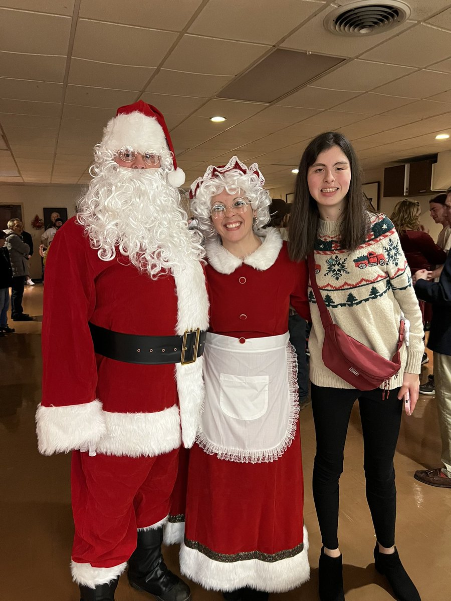 The Arc needed a Santa for their Christmas dance, so they got both Mr and Mrs Clause! The Arc is a Giving Cup beneficiary who serves those with developmental delays and disabilities, and we were glad to help them out! #christmastime
