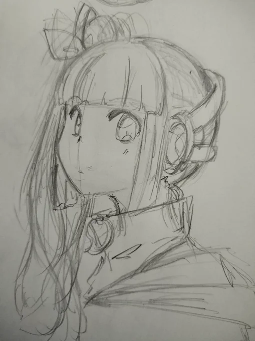 ここ数日アップする絵はありませぬが代理サマのビジュアルチェンジをしようと色々アナログってました。そろそろまとまりそう 