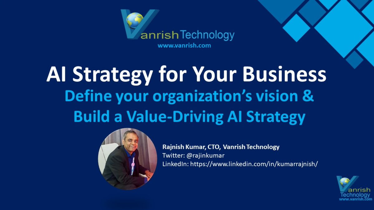 rajinkumar's tweet image. Join Podcast on 4th Dec 2024 to explore how to define  your organization’s vision &amp;amp; Build a Value-Driving AI Strategy. In this webinars, Identify strategic stakeholders and Define AI strategy for ur org. #ai #aistrategy #agentforce #genai #AI #Salesforce 

lnkd.in/eUW6yY-6