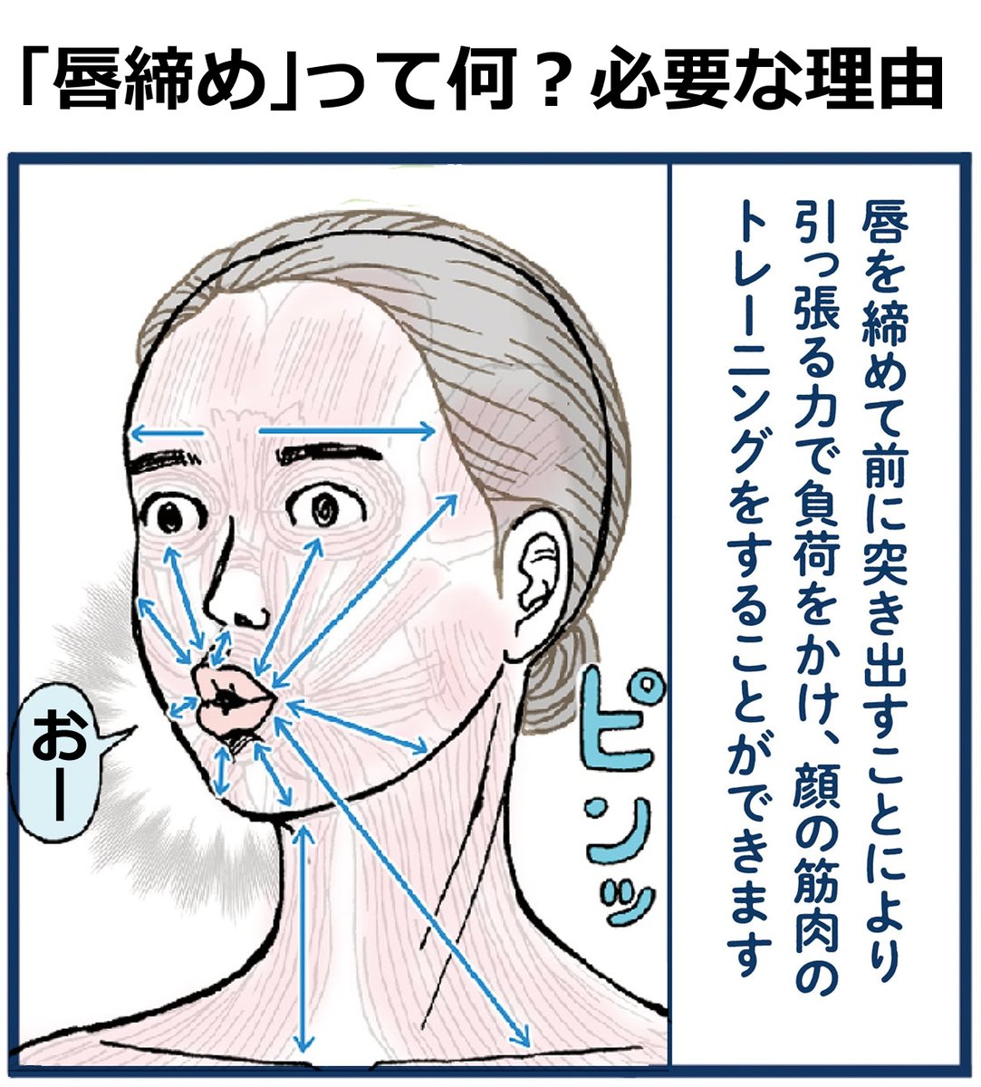 効果納得!
「リガメント・顔トレ」
〜ほうれい線にハリが!〜(1/2) 
