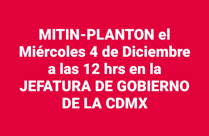 LuisFAvilaS's tweet photo. Para exigir el SEGURO DEL DESEMPLEO para los trabajadores de IZAZAGA 89... Contra la corrupción en la @A_VCarranza @UCS_GCDMX https://t.co/DSe1DnvTrQ