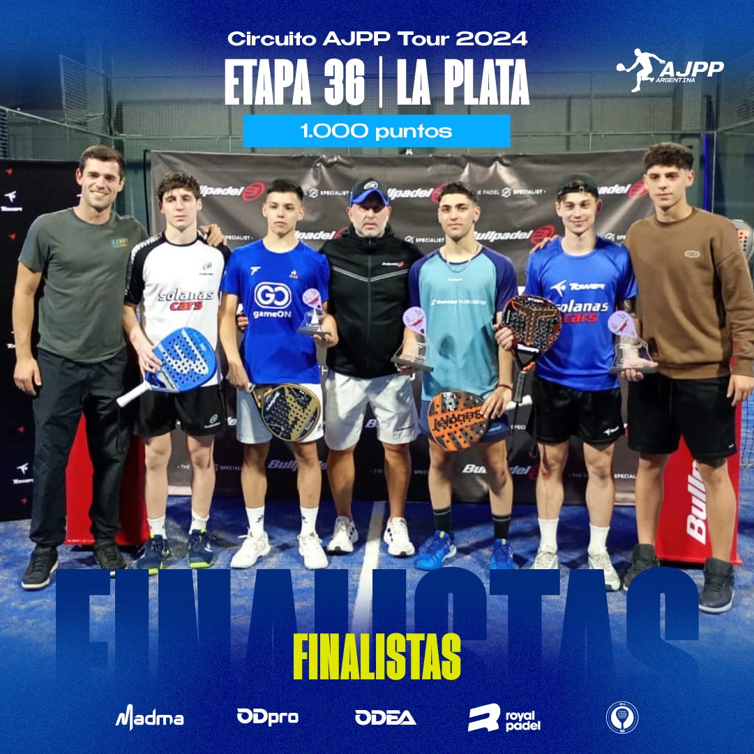📢 𝙁𝙄𝙉𝘼𝙇 - 𝗘𝘁𝗮𝗽𝗮 3️⃣6️⃣ - 𝗟𝗮 𝗣𝗹𝗮𝘁𝗮 𝟭.𝟬𝟬𝟬 𝗣𝘂𝗻𝘁𝗼𝘀 - 𝗕𝘂𝗲𝗻𝗼𝘀 𝗔𝗶𝗿𝗲𝘀

𝗖𝗮𝗺𝗽𝗲𝗼𝗻𝗲𝘀 ▶️ Guillermo Olea🥇 Federico Galarza🥇

𝗦𝘂𝗯𝗰𝗮𝗺𝗽𝗲𝗼𝗻𝗲𝘀 ▶️ Filippo Nicocia🥈 Agustín Ruiz🥈

𝗦𝗰𝗼𝗿𝗲 ➡️ 6/7 7/5 7/5 🔥

#AJPP1000LaPlata
<a href="/Padel_APA/">Asociación Pádel Argentino (APA)</a>