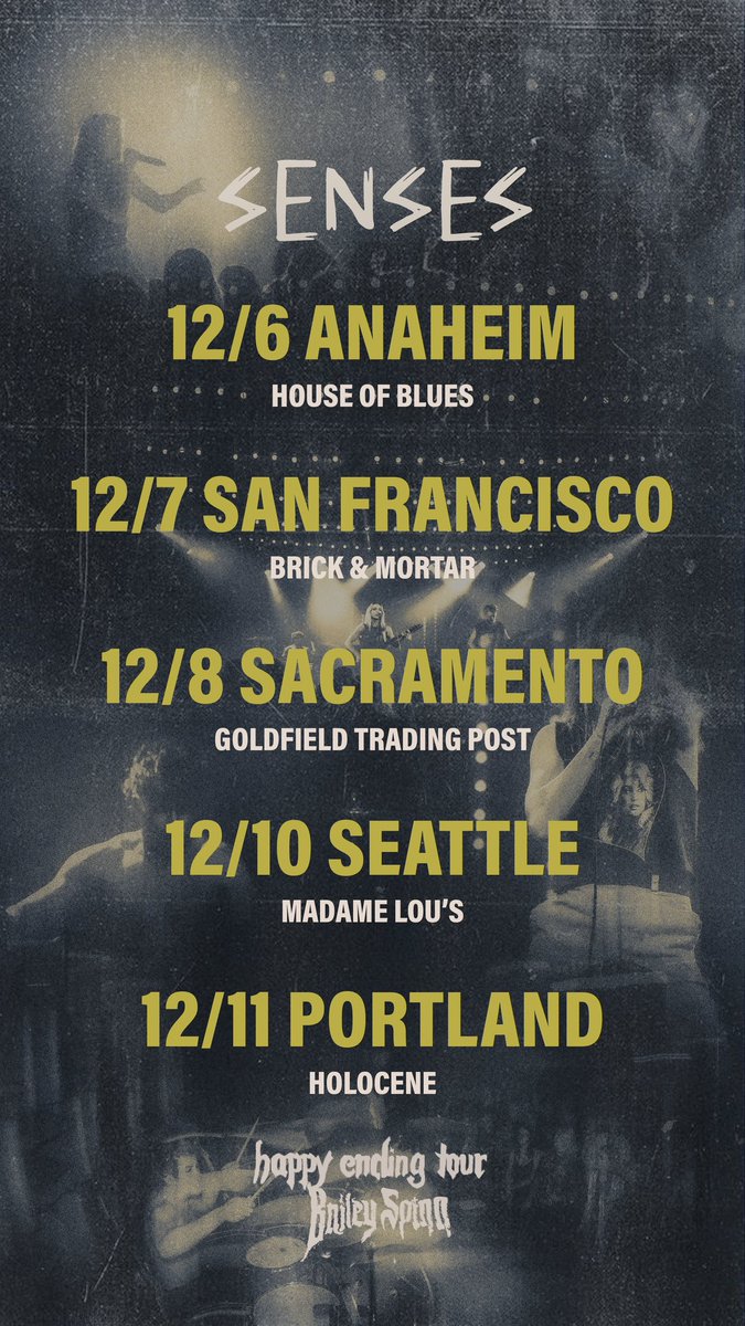 Last shows of the year starts Friday!!! Who’s coming!? <a href="/baileyspinn_/">bailey spinn</a> <a href="/glimmersband/">glimmers</a> senses.komi.io