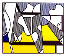 リキテンスタイン＜COW＞はピカソの連作＜雄牛＞のオマージュだそう