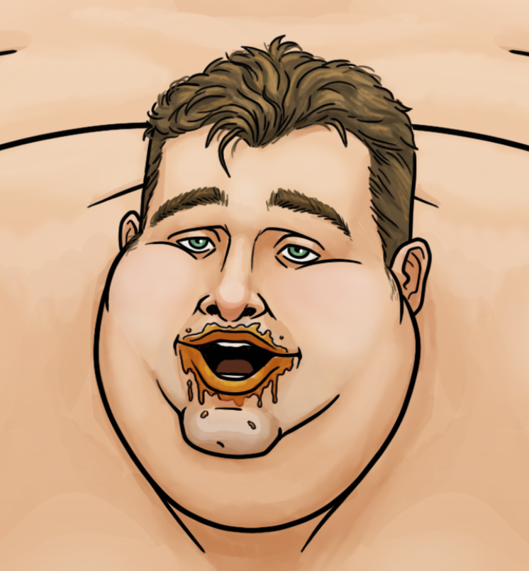 whalemate's tweet photo. November's Fat Boy is late, but he was sleeping off Thanksgiving dinner. See him now on my Patreon! https://t.co/8jj2aONStU