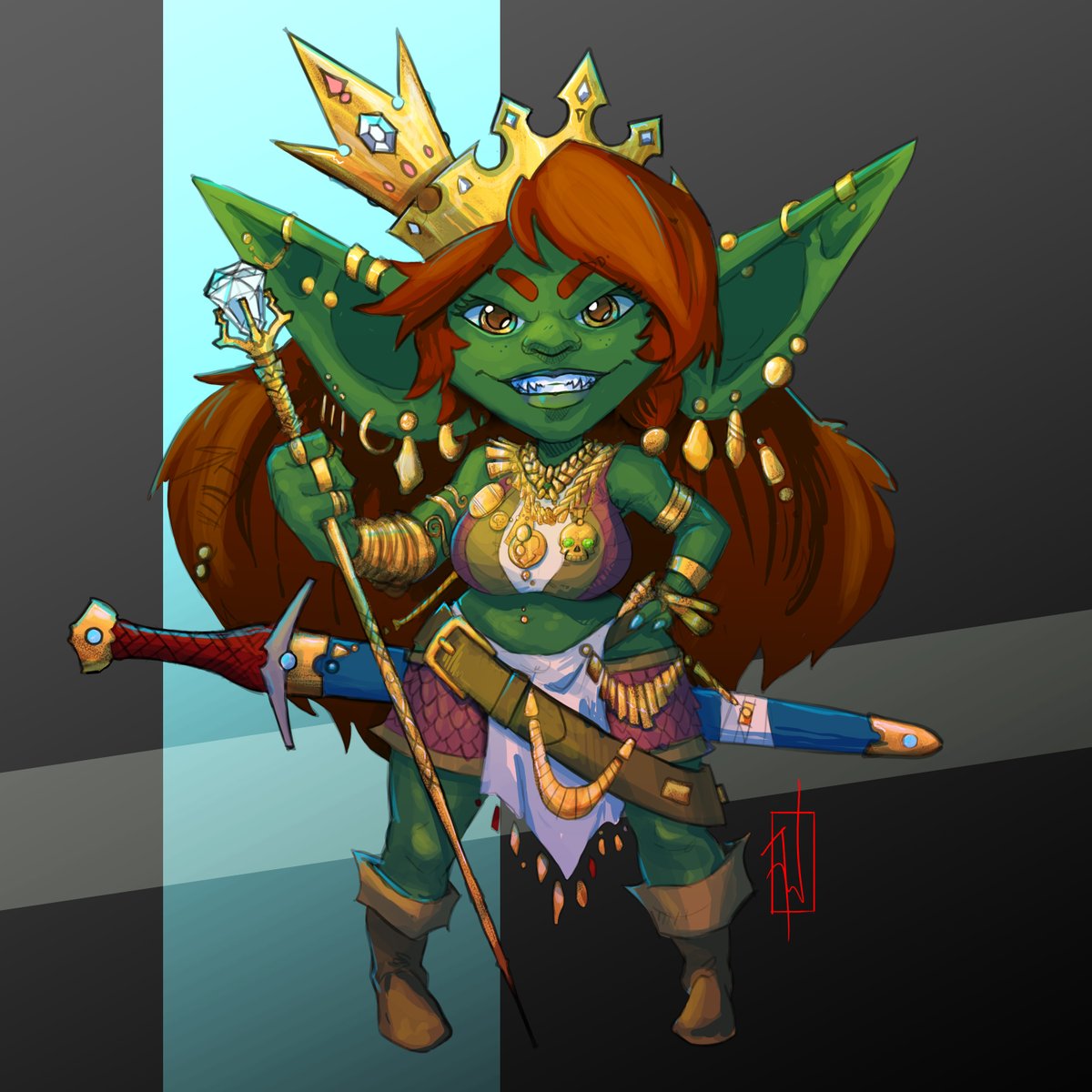 Rookzer0 (@rookzer0) on Twitter photo Will be posting more goblins from the Sagas project for <a href="/Okayest__DM/">Dennis Okayest DM</a> Show some love! Will be posting more goblins from the Sagas project for <a href="/Okayest__DM/">Dennis Okayest DM</a> Show some love!