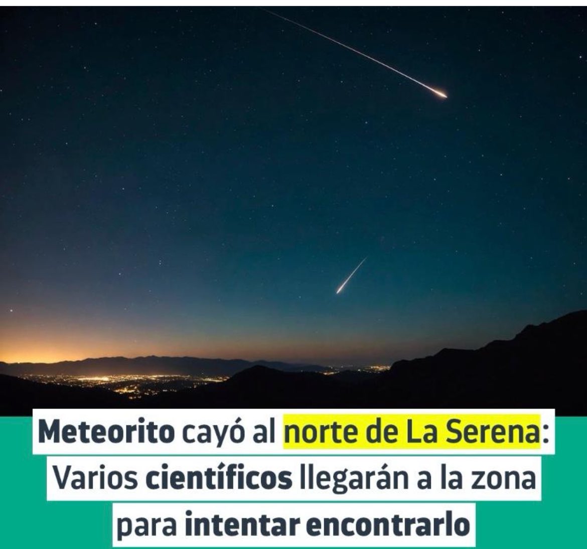 Cosas que pasan en tu ciudad y que no te enteras.🤷🏾‍♂️👽

#LaSerena #Coquimbo #Diarioeldía #CazadordeMeteoritos #Elqui #TVNRedCoquimbo