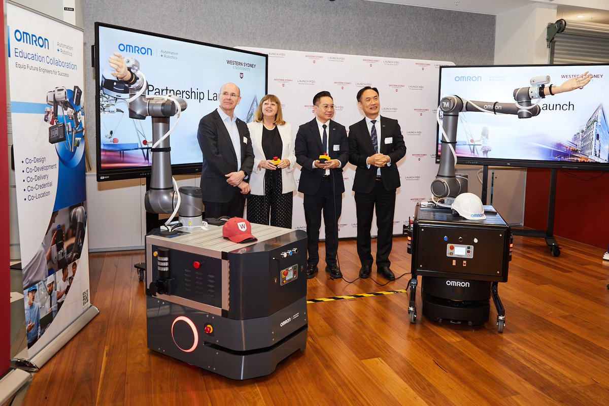 Western Sydney University (@westernsydneyu) on Twitter photo VC Distinguished Professor George Williams AO (<a href="/ProfGWilliams/">George Williams</a>) said, “This transformative collaboration between OMRON and Western Sydney University is a game changer for students in our STEM-based degree programs such as engineering and computer science. Western students will now VC Distinguished Professor George Williams AO (<a href="/ProfGWilliams/">George Williams</a>) said, “This transformative collaboration between OMRON and Western Sydney University is a game changer for students in our STEM-based degree programs such as engineering and computer science. Western students will now