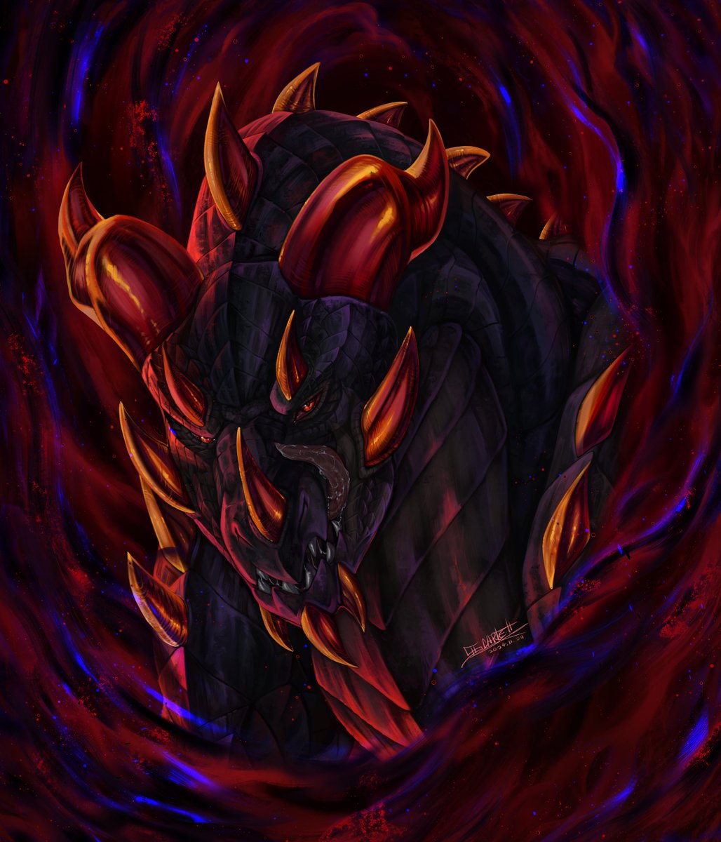 ScarletknightR's tweet photo. Portrait I finished a few days ago for Zevryan :D 
Thank you very much! 

I also have a few slots for these open still :) 

#commission #dragon #portrait https://t.co/5xtC7amd8r