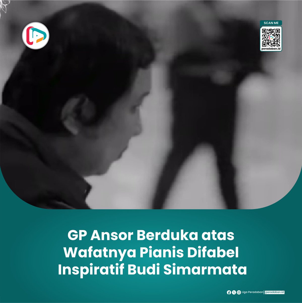 Sekretaris Jenderal PP GP Ansor (Sekjen PP GP Ansor) H A Rifqi Al Mubarok (Gus Rifqi) mengatakan bahwa GP Ansor mengapresiasi perjuangan luar biasa almarhum Budi Simarmata yang telah mengubah keterbatasan fisiknya menjadi kekuatan inspiratif lewat musik.
peradaban.id/gp-ansor-berdu…