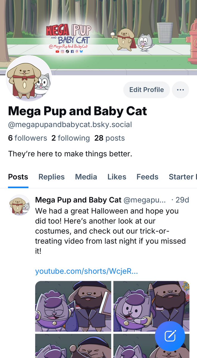 megapupnbabycat's tweet photo. Hiya everybody!
We’re going to de-prioritize sharing pictures of our adventures here.

We’ll continue to use this account to post links to our videos on other platforms and greatly appreciate your support over there! 🦋📷▶️

Thanks! https://t.co/qu5f2qPuer