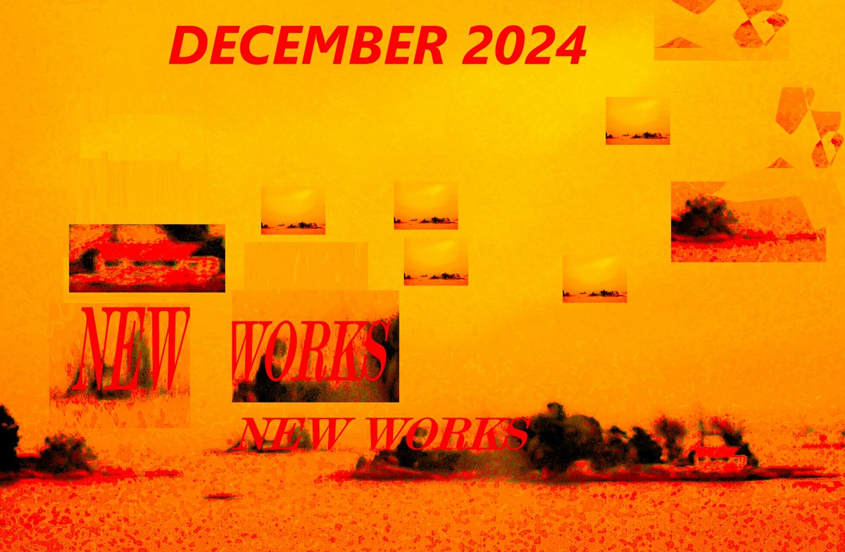 Ice Floe Press NEW WORKS DECEMBER begins tomorrow @icefloeP   Watch for IT! 🧐🙌🔥
#poetry #hybrid #collage #prose #essay #collaboration #visualpoetry #art