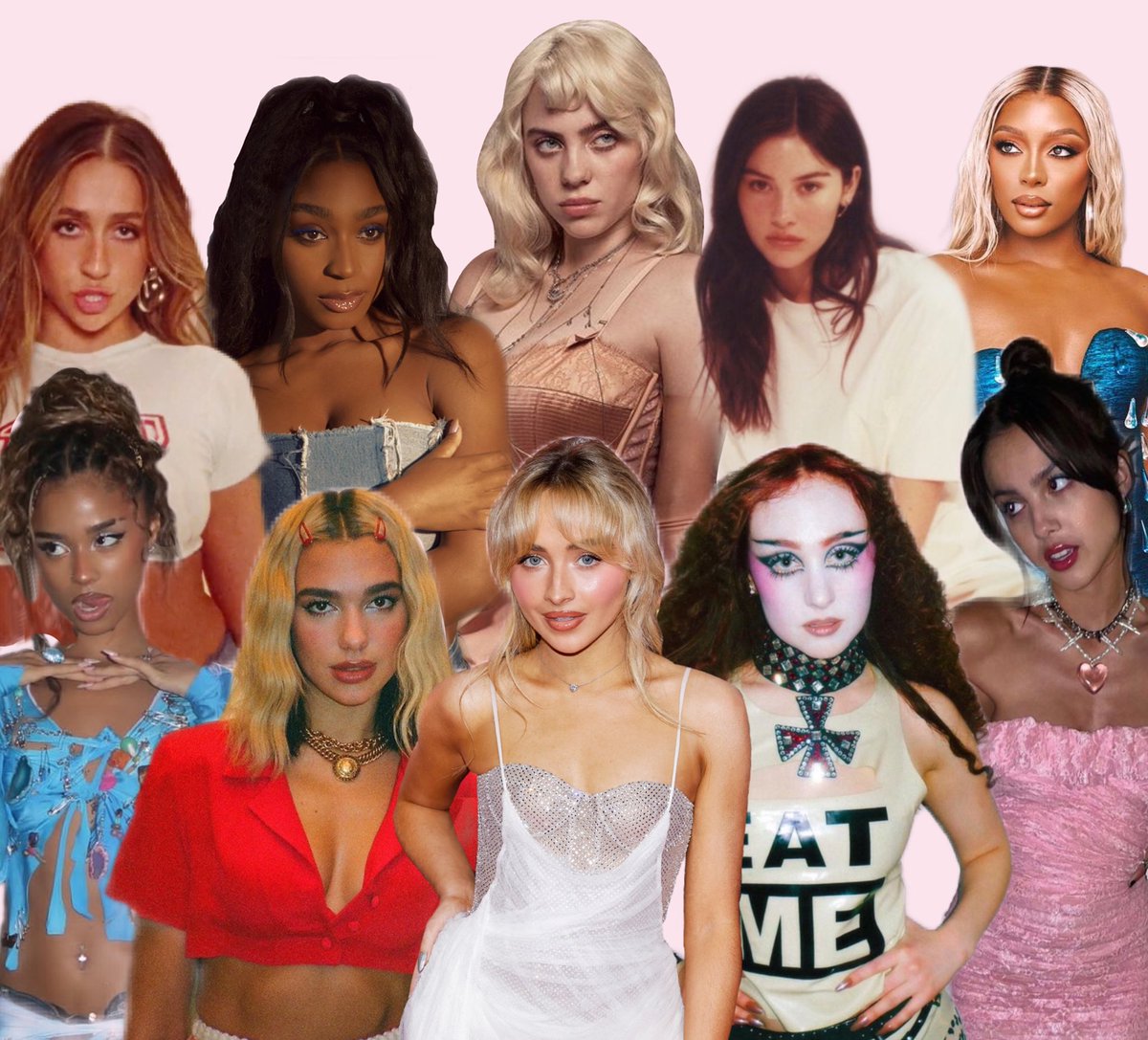YSLONIKA's tweet photo. we listen and we don’t judge : 

the new main pop girls edition ✨ https://t.co/ezn7wuu8Jt
