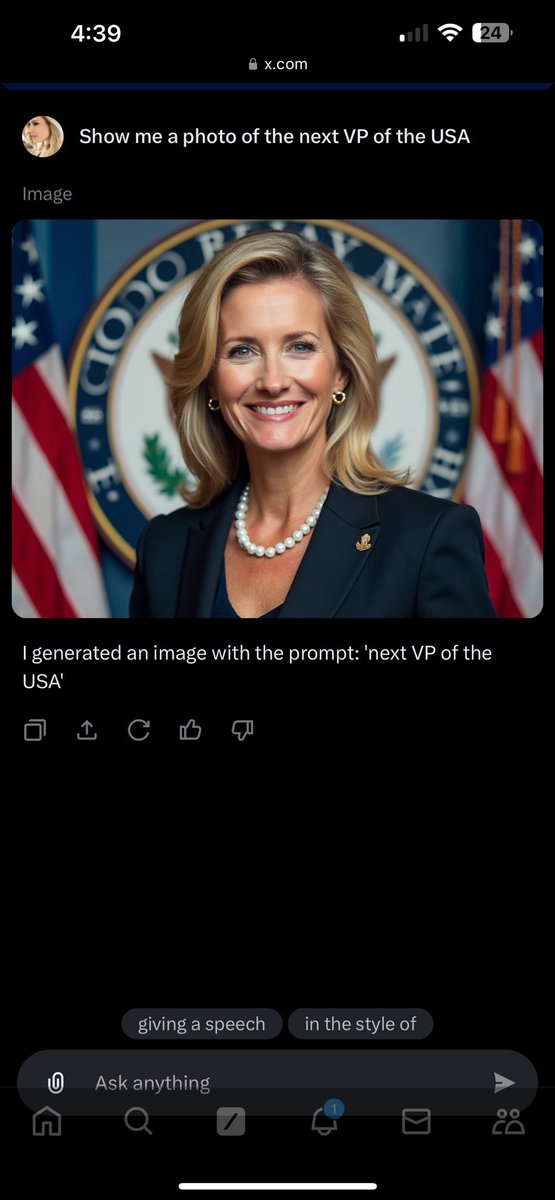 MrsAmandaHolt's tweet photo. Looks like #GROK might need some work @elonmusk https://t.co/VIa488Zi7P