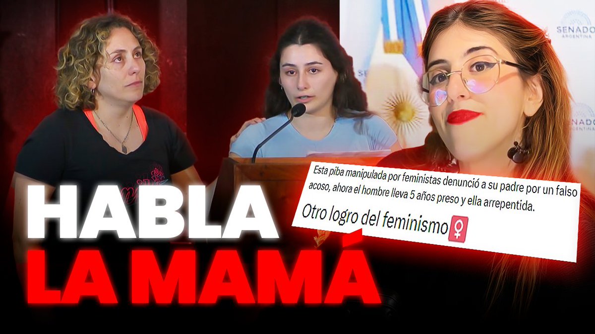 HABLAMOS CON LA MAMÁ DE JAZMÍN: LA NIÑA QUE CONTÓ SU FALSA DENUNCIA EN EL SENADO.

Jazmín Carro es la hija de Julio, que lleva casi cuatro años preso por una falsa acusación hecha por su hija. Su hija, desde poco después de la acusación, confesó que era mentira y desde entonces