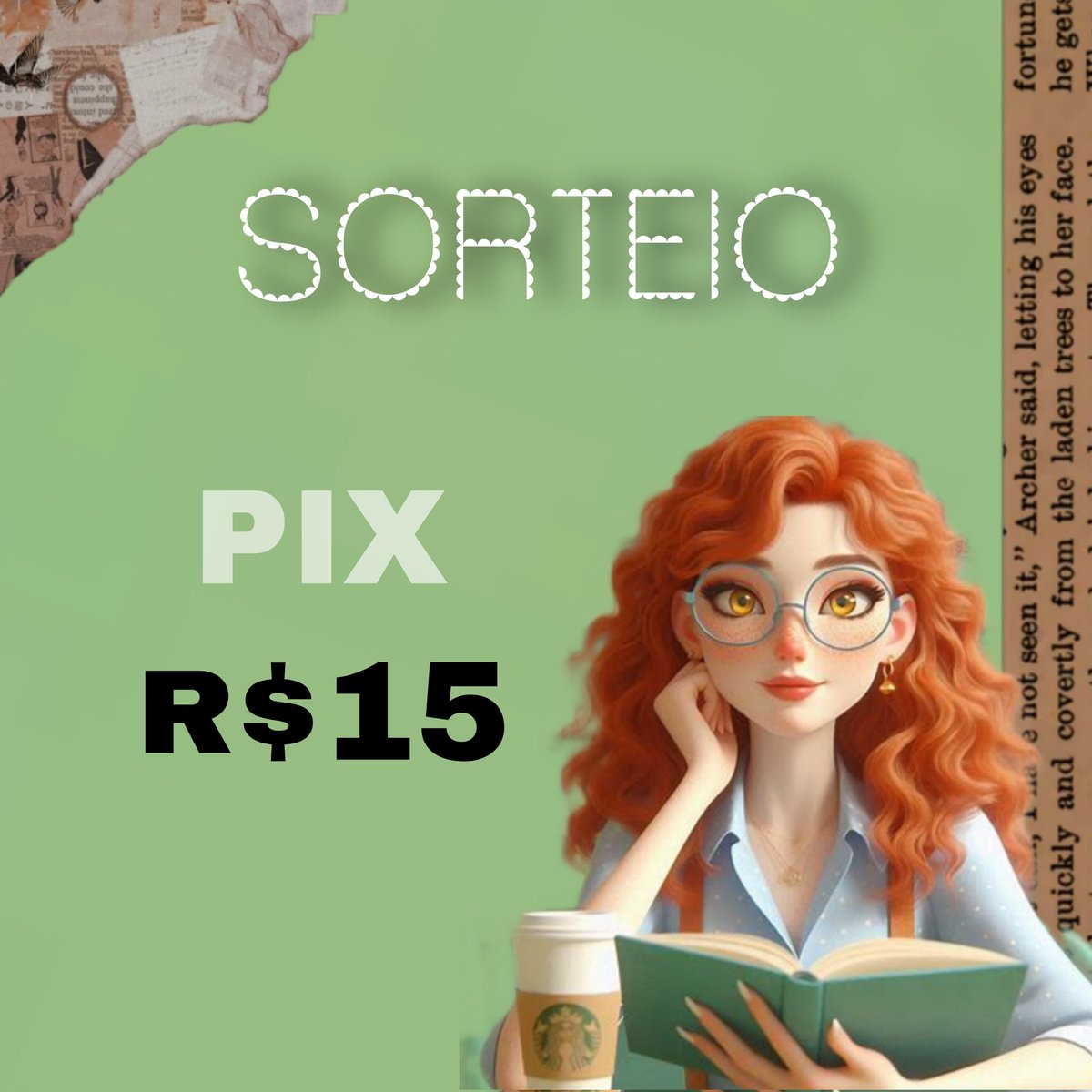 Sorteio de abertura pix de R$15 🎁

regras:
- me seguir
- seguir meu bookgram (vai ta linkado nos comentários
- FAV e RT nesse tuite
- marcar um amigo 

resultado 04/12